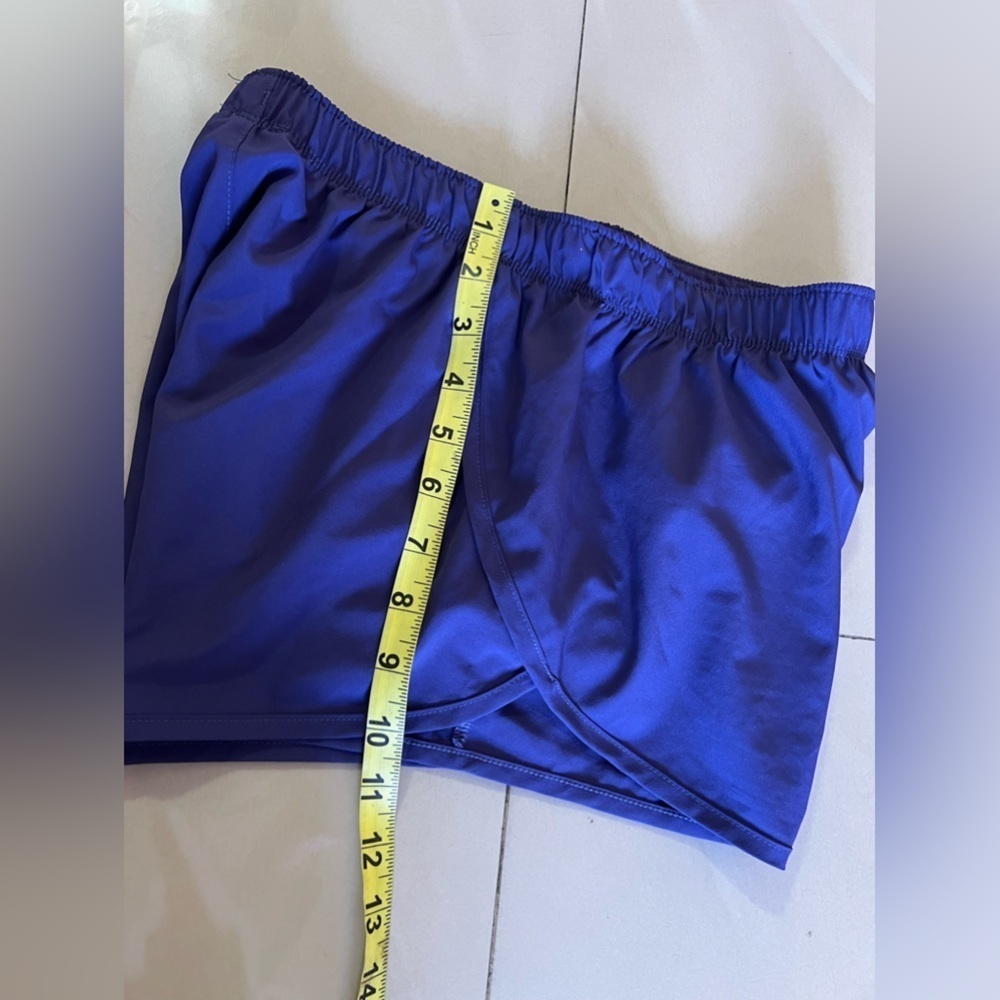 New Balance Women's Pull On Athletic Lined Shorts Adjustable Waist Navy Blue XS - Picture 8 of 11